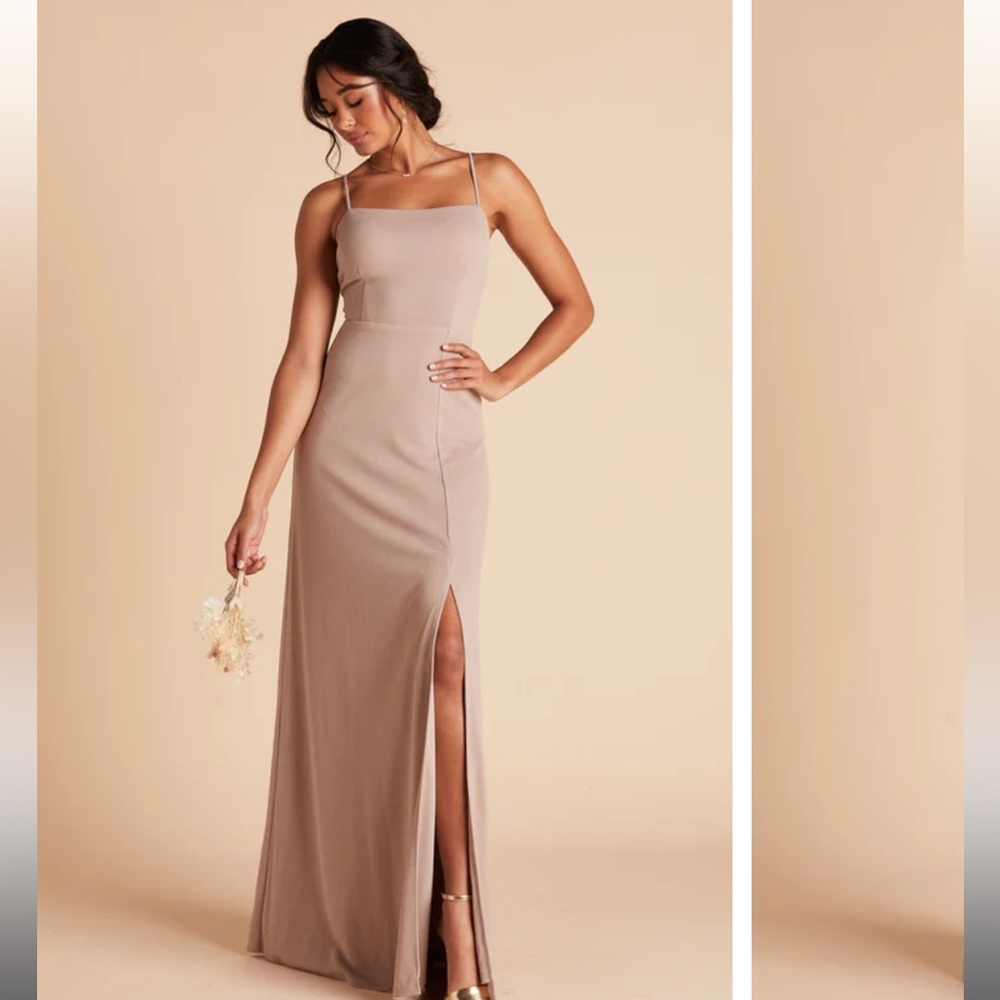 Birdy Grey Benny Dress size medium in Crepe Taupe